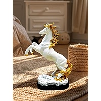 Buy Hanu Collections Polyresin Standing White Horse Statue for